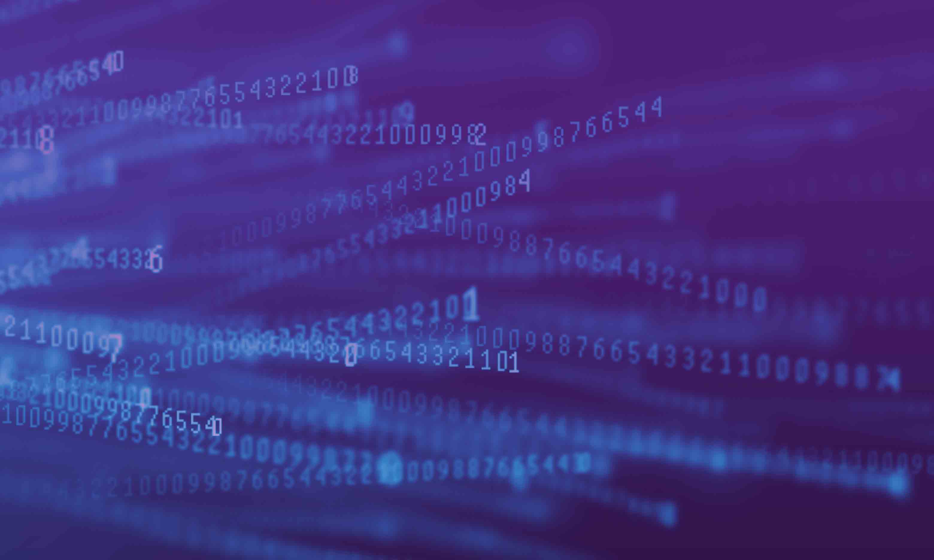 abstract image with numbers 